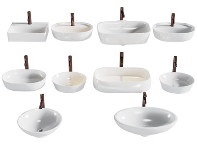 现代陶瓷洗手盆