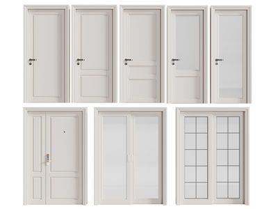 简欧单扇、子母平开门、推拉门