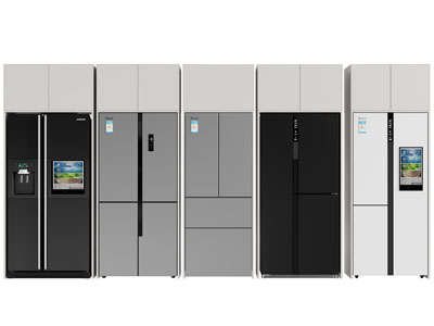 现代双扇门、上门电冰箱