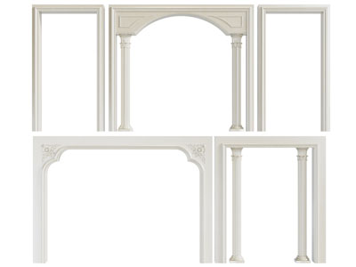 欧式垭口、门拱3d模型 欧式垭口、门拱