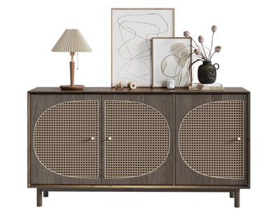 北欧实木玄关柜、边柜