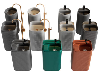 现代轻奢洗手台