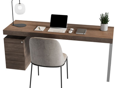 现代书桌椅组合