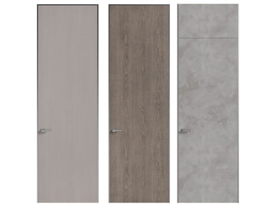 现代单扇平开门