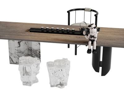 新中式茶桌椅组合