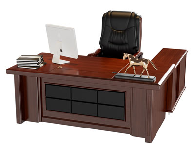 现代老板台、老板桌椅组合