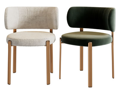 现代轻奢休闲椅子、餐椅