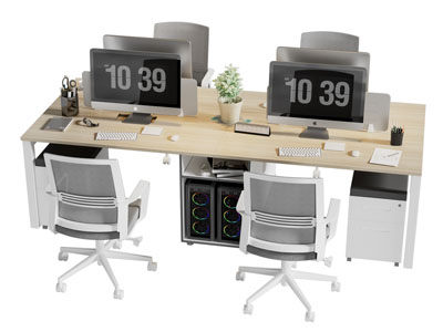 现代办公桌椅组合