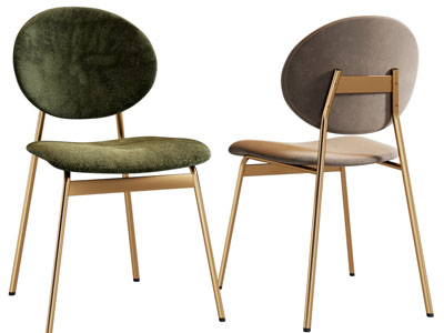 现代轻奢休闲椅子、餐椅