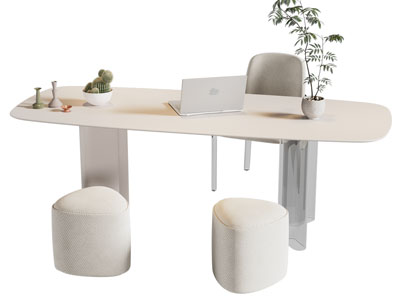 现代书桌椅组合