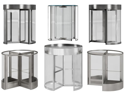 现代酒店写字楼旋转门