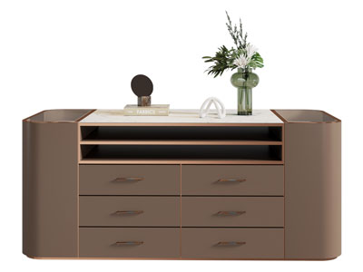 现代衣帽间中岛柜