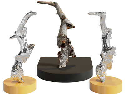 现代根雕工艺品摆件组合