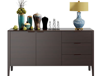 新中式玄关柜、边柜