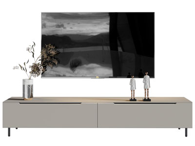 现代电视柜、电视机