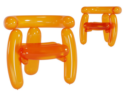 现代亚克力休闲椅子