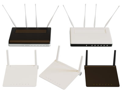 现代网络无线路由器