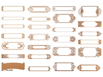 新中式雕花装饰构件