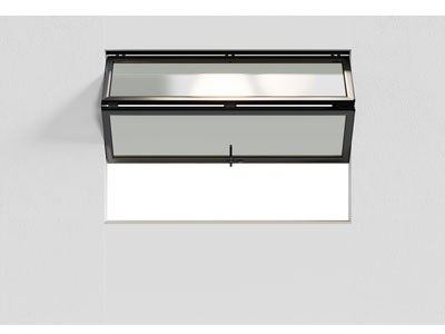 现代上折叠推拉窗户