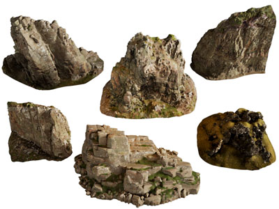 现代石头、岩石