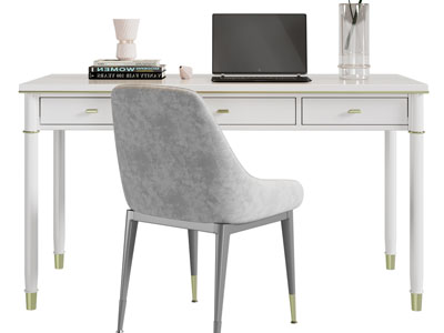 现代书桌椅组合