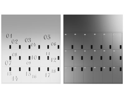 现代更衣柜、存储柜3d模型 现代更衣柜、存储柜