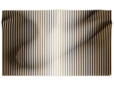 现代实木栅格背景墙、造墙3d模型 现代实木栅格背景墙、造墙