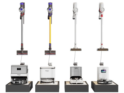 现代智能充电扫地机