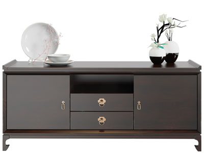 新中式玄关柜、边柜