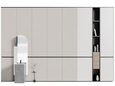 现代衣柜3d模型 现代衣柜