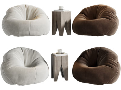 现代布艺懒人沙发