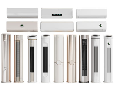 现代柱形、壁挂式空调