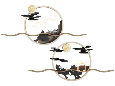 新中式墙饰挂件