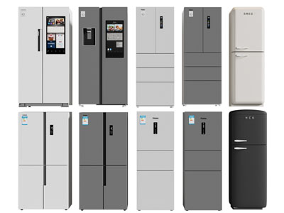 现代双扇、上门电冰箱