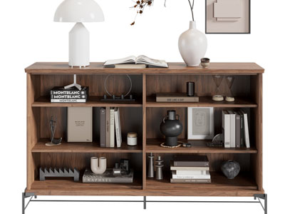 现代实木玄关柜、边柜