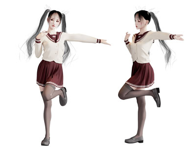 现代卡通游戏影视角色