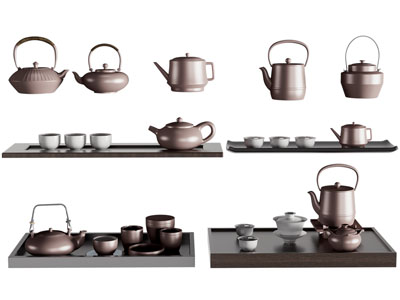 新中式茶壶、茶具杯子