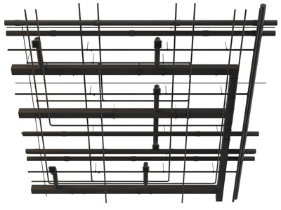 工业风loft管道天花吊顶