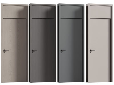 现代实木平开门