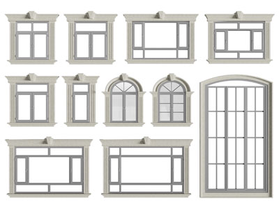 欧式平开窗户、推拉窗