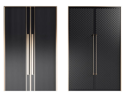 新中式双扇平开门