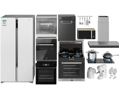 现代电冰箱、烤箱、集成灶、抽油烟机