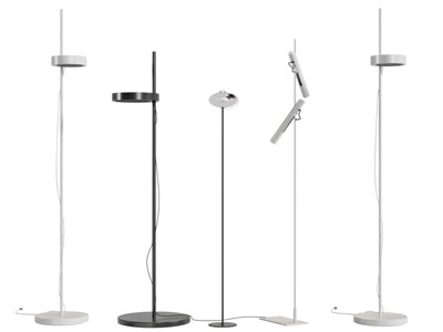 现代金属落地灯