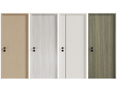 现代单扇平开门