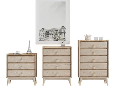 北欧实木斗柜、边柜