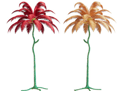 现代椰子树装饰落地灯