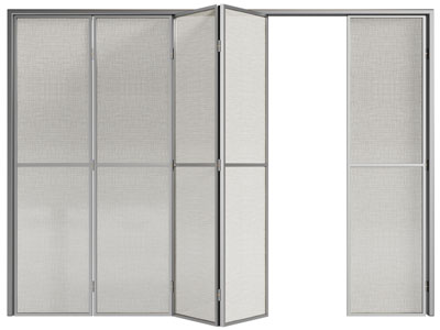 新中式折叠推拉门