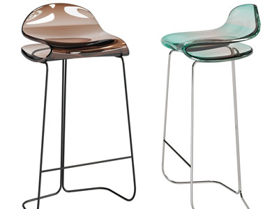 现代亚克力吧椅
