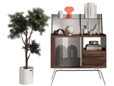 现代玄关柜、边柜