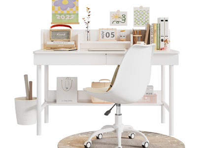 现代书桌椅组合